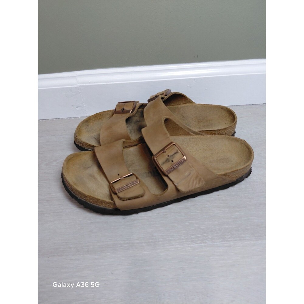 Birkenstock Arizona Brown Leather Women Size 40EU 9US Narrow